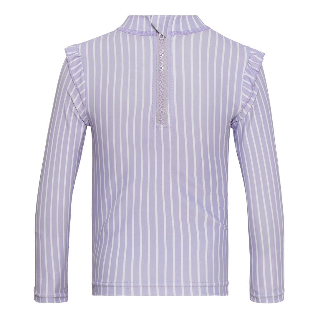 Swim Shirt - Lavender - Striped