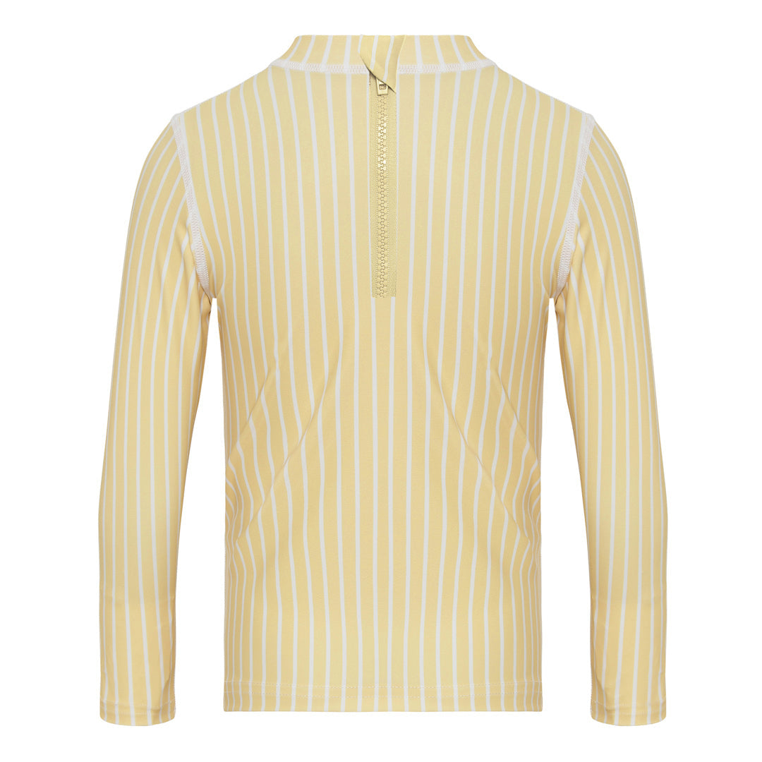 Swim Shirt - Banana Cream - Striped