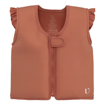 Swim Vest neo - Deep Coral - Oeko-Tex