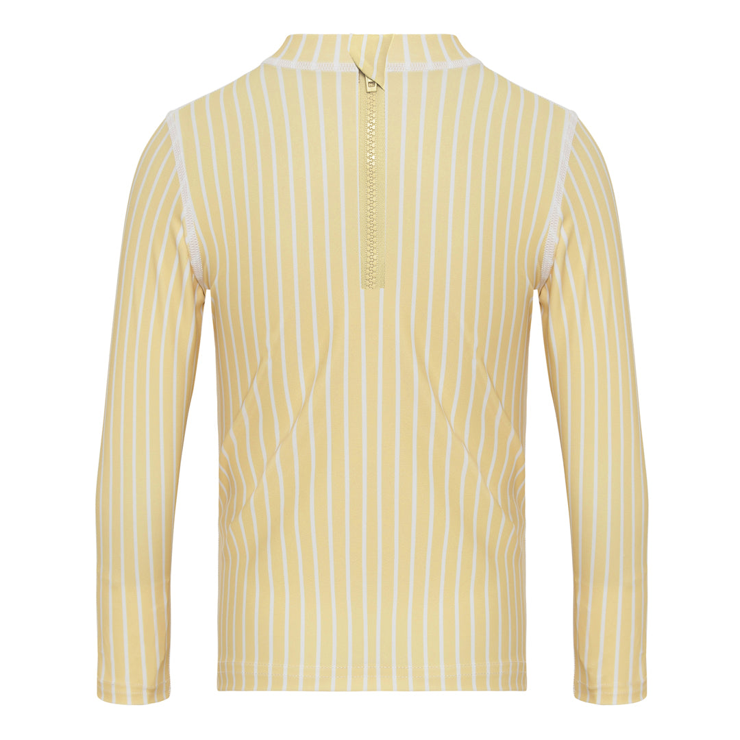 Badebluse - Banana Cream Striped - UV50+